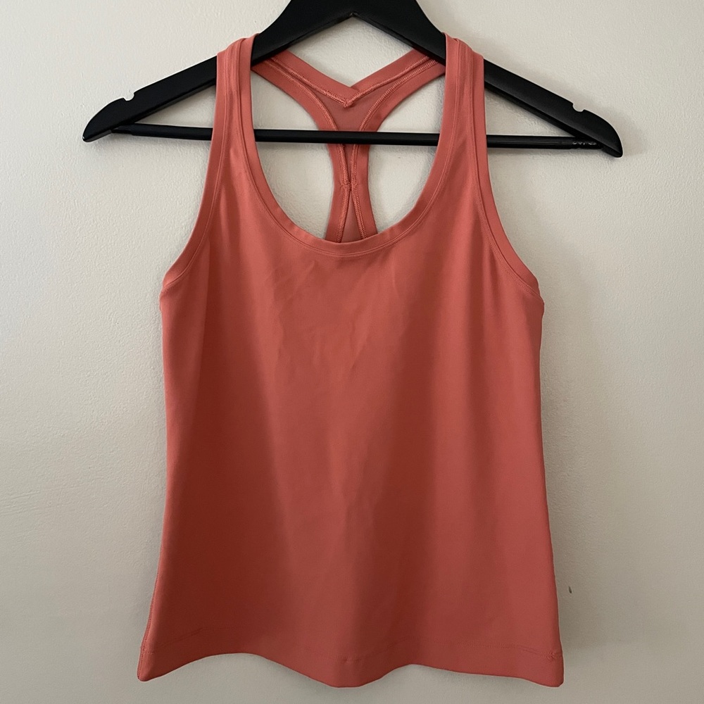 Lululemon Cool Racerback Short Waist Length Tank Top